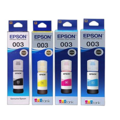 Epson 003 65ml Ink Bottle (Magenta, Yellow, Cyan, Black)