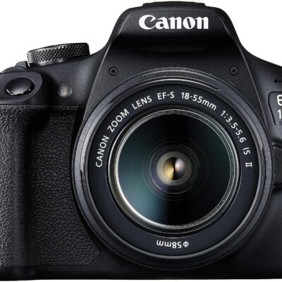 Canon EOS 1500D 24.1 Digital SLR Camera (Black) with EF S18-55 is II Lens