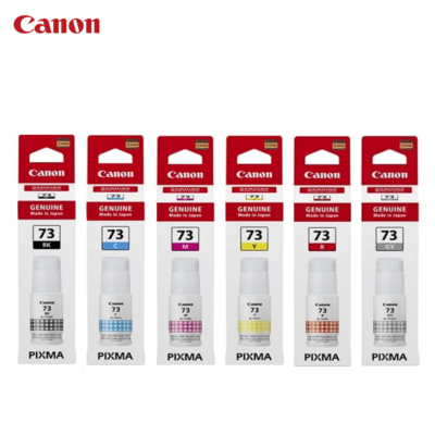 Canon 73 B/C/Y/M/R/GR Ink Bottles