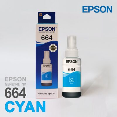 Epson T664 Cyan  Ink Bottle