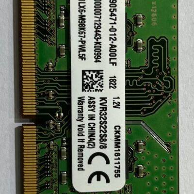 Kingston Value Memory 8GB DDR4 3200Mhz Laptop SO DIMM RAM, CL-22,(KVR32S22S8/8), Green