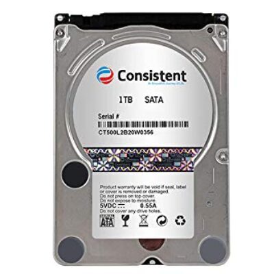 Consistent  1TB,  Laptop HDD   5400RPM, SATA 3.0Gb/s