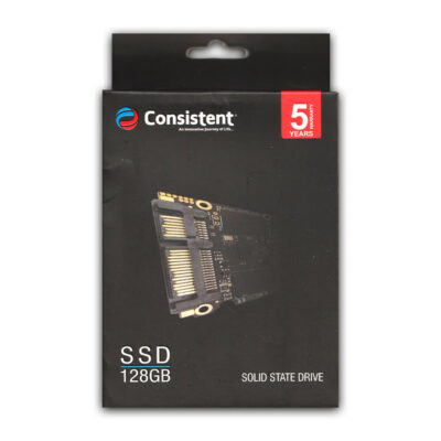 Consistent 2.5″ 128GB SSD with SATA III Interface