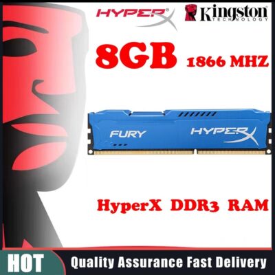 HyperX Fury 8GB DDR3 1866MHz CL10 DIMM Desktop Memory