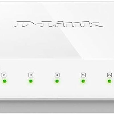 D-LINK DES-1008C 8-Port 10/100 Desktop Switch (White)