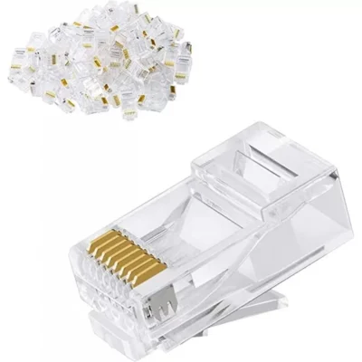 DlinkRJ45 Connector Adapter Extender RJ45  Network Cat5 Cat6 Jointer Pack of 10 Pcs