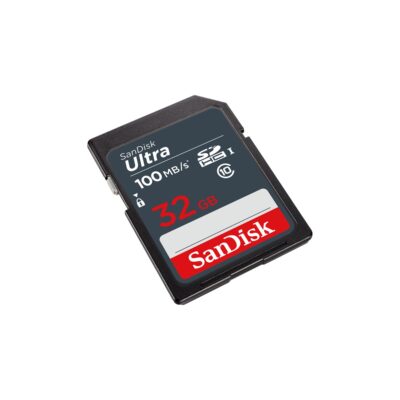 32GB Ultra 100MBs Sandisk SDHC Memory Card