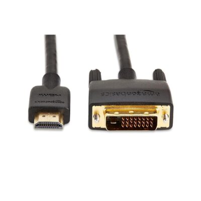 HDMI Input to DVI Output (Not VGA) Adapter Cable, 6 Feet, Black