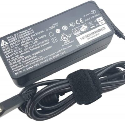 foxin 65w USB Pin/Tip Laptop Silem pot Charger for Lenovo I (with Power Cable/Cord)