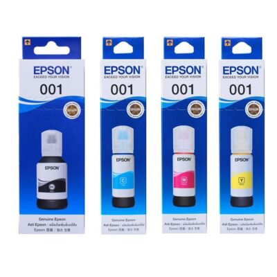 Epson 001 Y/C/M/B Ink Set of 4 color Bottle Ink