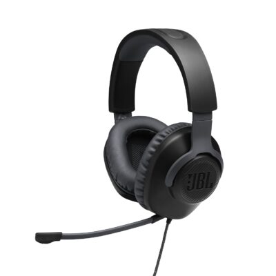 JBL Quantum 100 Wired Headphones with Mic, 40mm ,