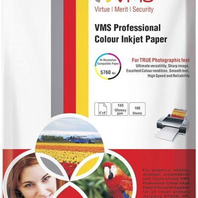 VMS Professional Colour CC  4R 4 x 6 Photo Paper