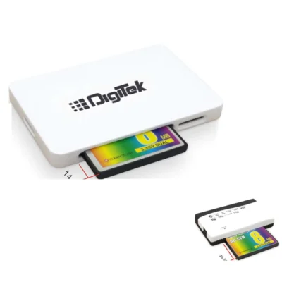 Digitek (DCR 022) USB 3.0 High Speed Card Reader | White