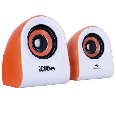 Zebronics ZEB- IGLOO 2.0 Multimedia Speaker with Volume Control & USB/3.5mm Jack Input (Copy)