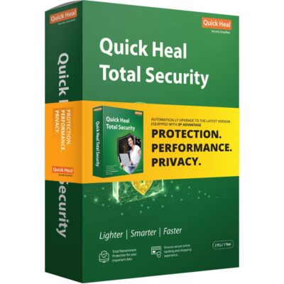 Quick Heal | Total Security | 1 User | 1 Year | Email Delivery in 1 Hour – no CD